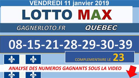 lotto max resultats